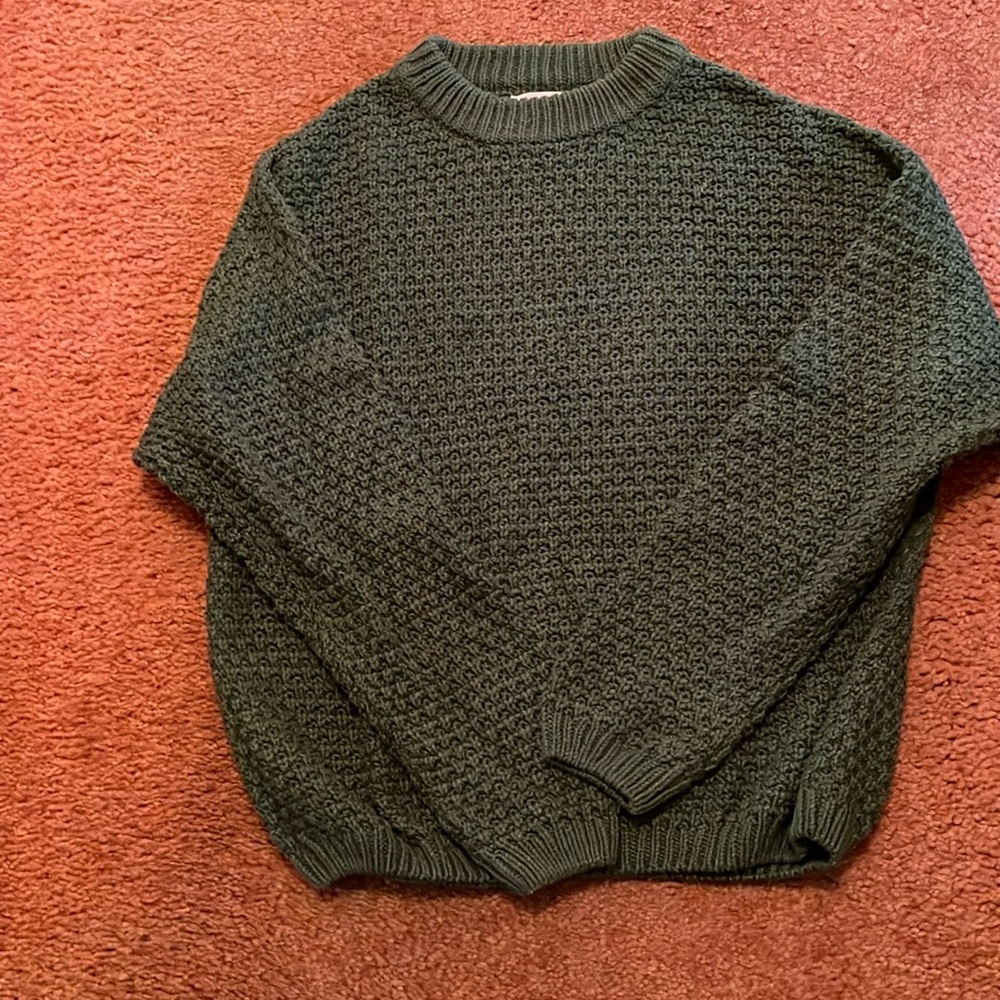 Chunky Green Sweater